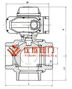 電動內(nèi)螺紋三通球閥