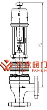 電動高壓角型調(diào)節(jié)閥