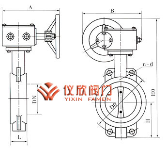 D371X軟密封對(duì)夾蝶閥