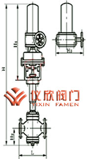 氣動(dòng)活塞式切斷閥高溫型