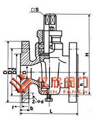 二通鑄鋼旋塞閥